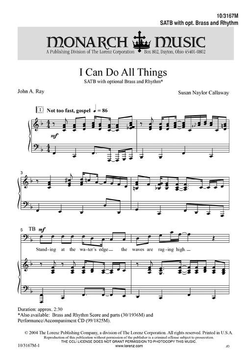 I Can Do All Things